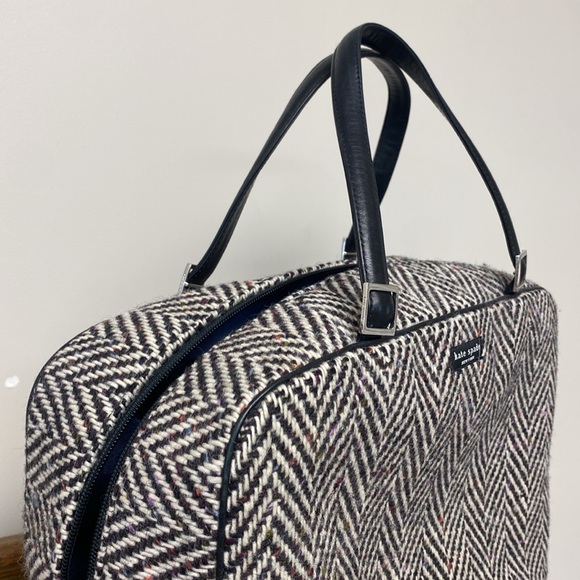 Authentic kate spade houndstooth Madison EUC - Picture 4 of 10